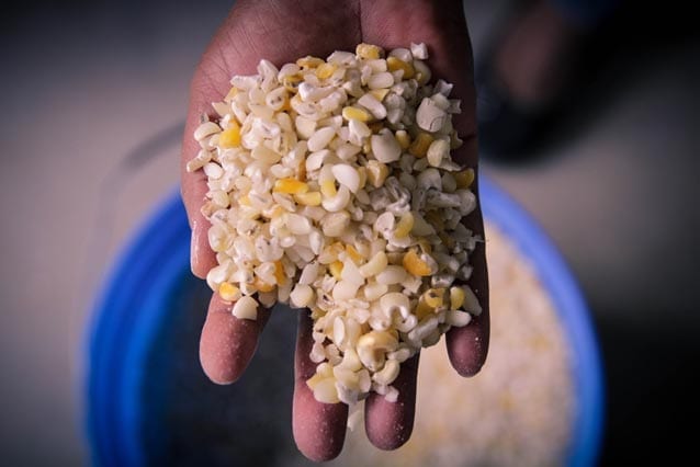 Ground on site: A new mill at our Moshono campus will mean the thousands of weekly makande (traditional dish of maize and beans) and ugali (common starchy side-dish) lunches will be made with freshly-ground ingredients.