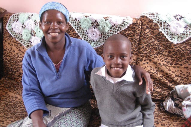 Mother's girl: Asha's favourite person is her mum, Nuiya, who St Jude's is helping by providing essential supplies.