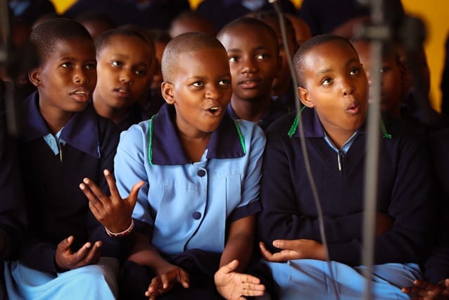 Smiling students