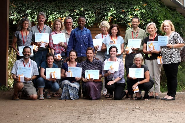 Helping hands: This year's international Medical Check Team continued the long tradition of providing much-appreciated help to St Jude's students.