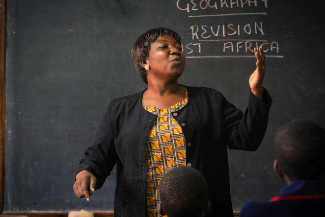 Eunice teaching