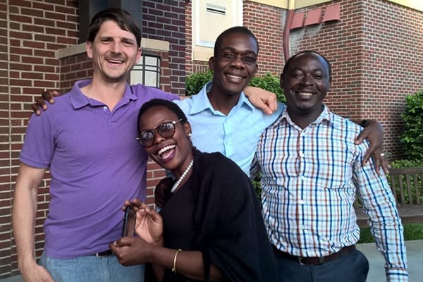 Upwardly mobile: Vivian with African Leadership Academy Partners.