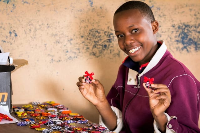 Awesome Anethi: Showcasing some of the handicrafts the volunteers have been making.