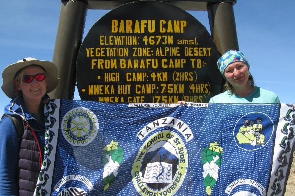 Altitude ain't got anything on these ladies attitude: Summiting Kilimanjaro for St Jude's.