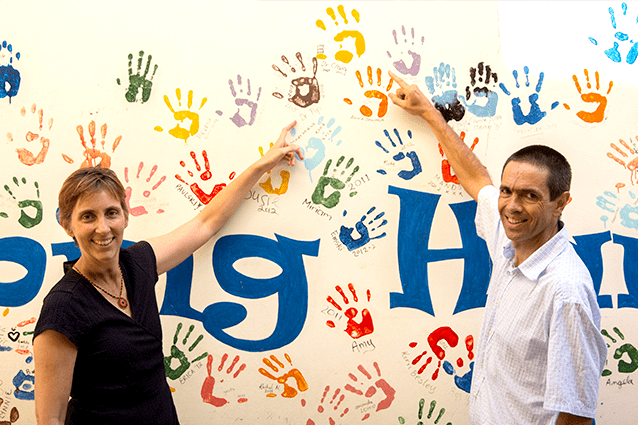 Healing hands: Many of our Health Check Team return each year including doctors Philippa and Craig.