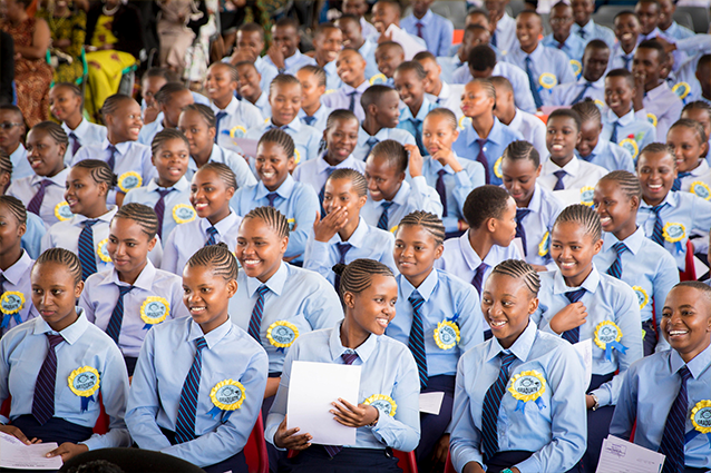 A bright future: Graduating from Form 4 is a major milestone for these students.