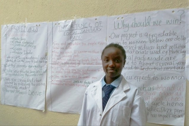 Kilimba's cause: A wish to help disadvantaged girls motivated Kilimba to take on the project.
