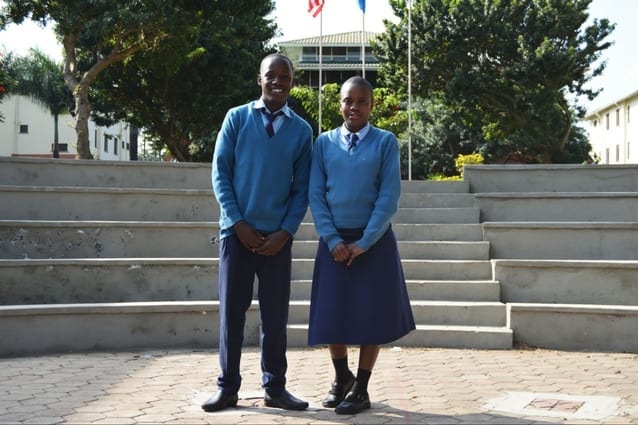 Winning Wordsmiths: Edson and Veronica were two of the Essay Competition's standout entrants. 