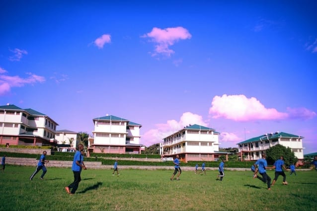 Fields of promise: Our students are lucky to have access to large, grassy play areas. 