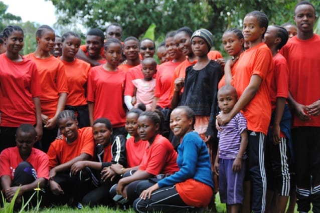 Doing good: Our secondary students enjoy playing with children at the orphanages and teaching them new skills.