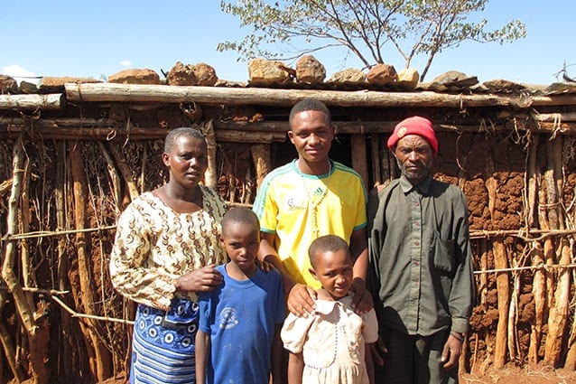 Building the dream: Joseph used his Community Service Year stipend to help rebuild his mother's house. 