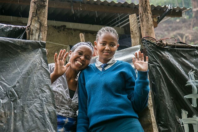 Strength to Strength: Liberia has saved enough money to own her land and home.