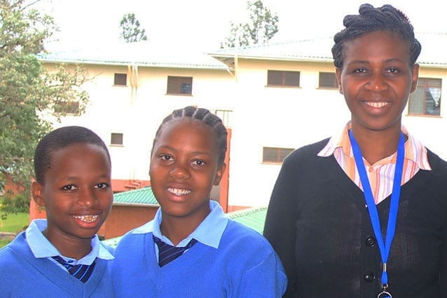 Respected role model: Osempia loves encouraging girls to study STEM subjects. 