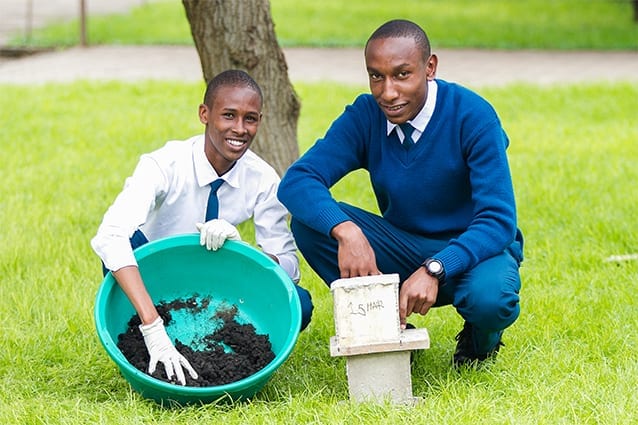 Hair-ed the news? David and Ojungu’s project was a crowd favourite.  