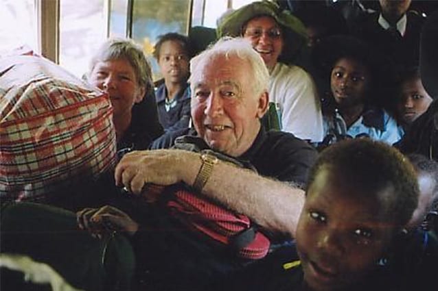 Leaving a legacy: Janelle and Peter first met Denis during their 2005 visit to St Jude's.