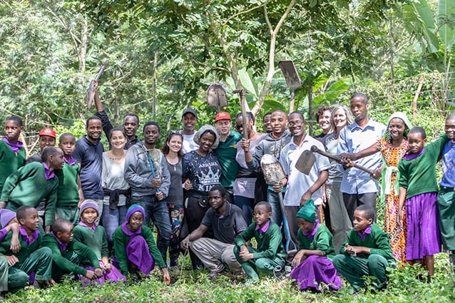 Mission Green, super keen!: Members of St Jude's Rotary community have planted dozens of trees so far!