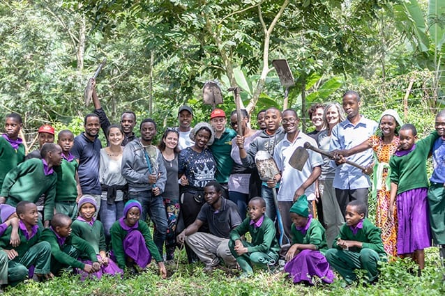 Mission Green, super keen!: Members of St Jude's Rotary community have planted dozens of trees so far!