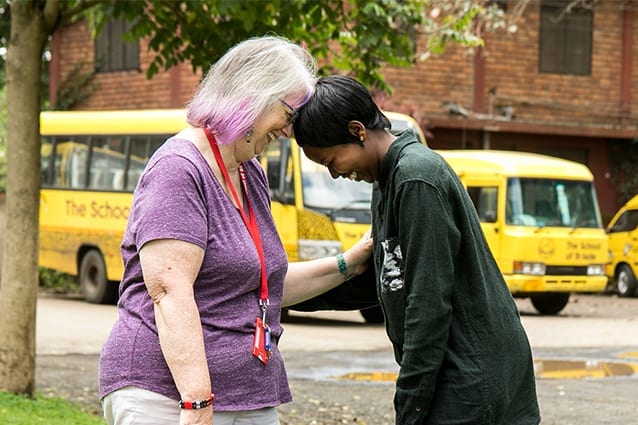 Marketing star: Irene enjoyed meeting visitors, sponsors and donors as an intern in the Marketing team. 