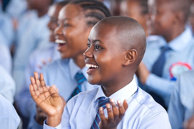 Reasons to smile: Jenifa is an outstanding advocate for gender equality.