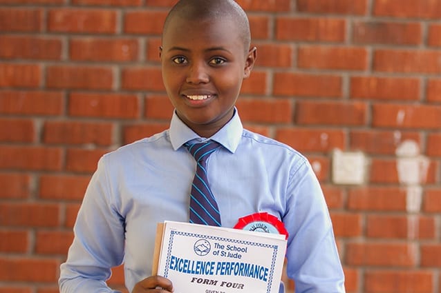 All-star performance: Graduating from Form 4 is no easy feat in Tanzania.