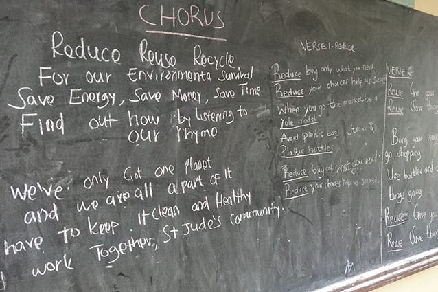 Reduce, Reuse, Recycle: The catchy chorus to our Earlyactors' original song!