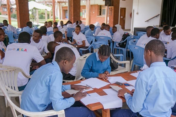 Leading lights: Participants relish the chance to share their ideas.