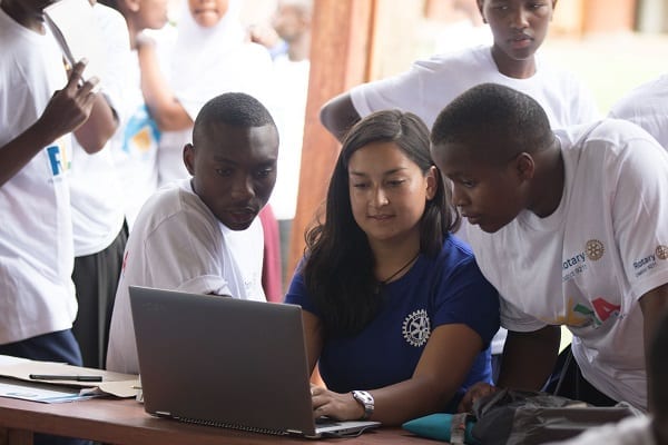 Skills shared: St Jude's Rotary specialist, Laura Bird, facilitates the day.