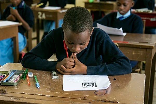 Putting yourself to the test: Each result will be sent to parents and sponsors.