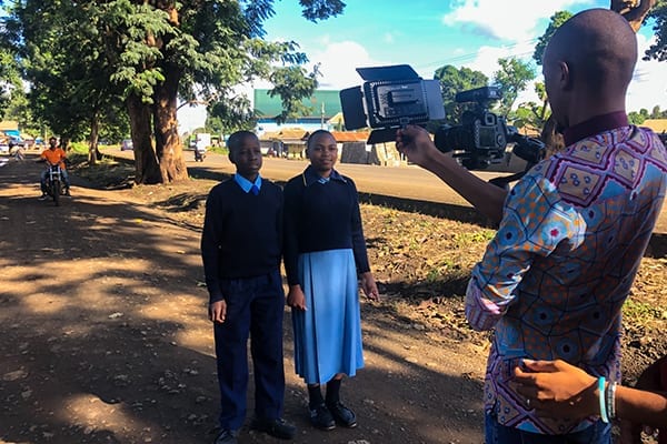 Rookie Reporters: Form 5 students Salma & Abdul show viewers around Arusha.