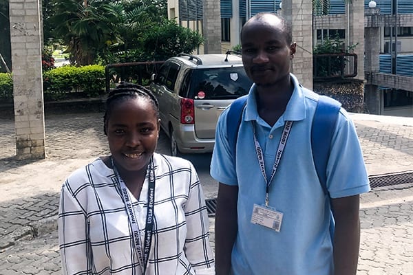 Major Milestone: Anna and Baba are just two of the 23 St Jude's tertiary scholars graduating University in 2019.