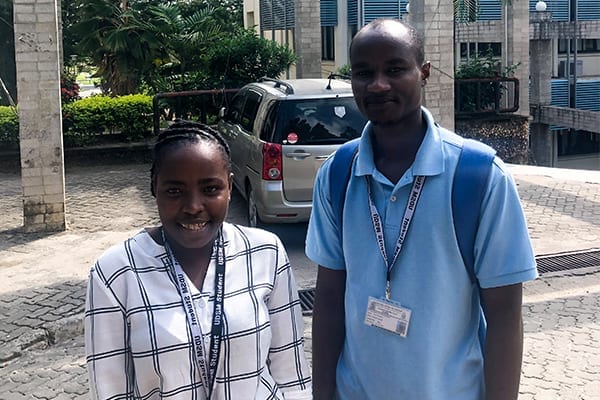 Major Milestone: Anna and Baba are just two of the 23 St Jude's tertiary scholars graduating University in 2019. 