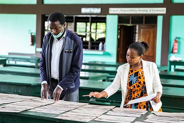 Knowledge is Power: Academic staff have worked hard to prepare student study packs.