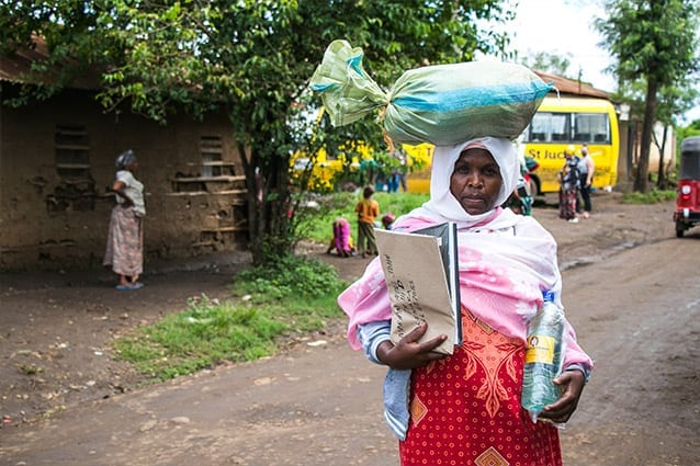 Hope at Home: Parents, guardians and students all came to receive a care package and envelope, hopefully bringing a little flicker of hope to their families while at home.